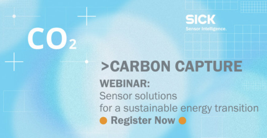 SICK organiza un webinar sobre soluciones de sensores para la captura de carbono en la transición energética sostenible